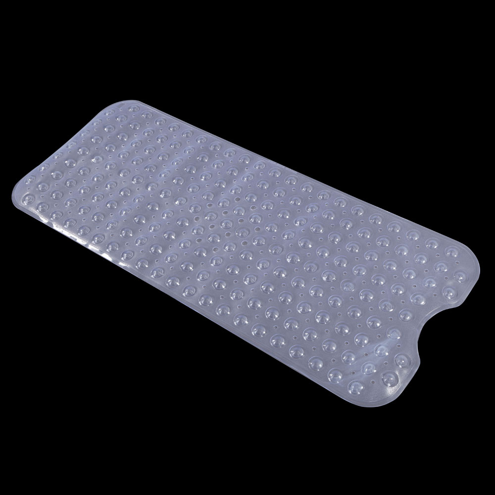 Details About Bath Tub Mat Extra Long Anti Slip Bathroom Shower Clear Bathtub Antibacterial Us