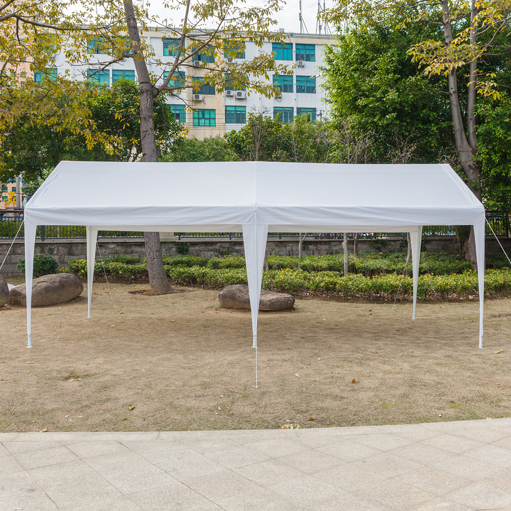 10 X 20 Steel Frame Canopy Shelter Portable Carport Car Garage Cover